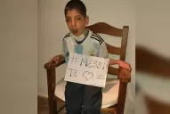 Messi cumplió el sueño del niño jujeño que padece una parálisis cerebral
