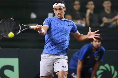 Copa Davis: Nicolás Jarry dominó el tercer set y puso en ventaja a Chile 1-0