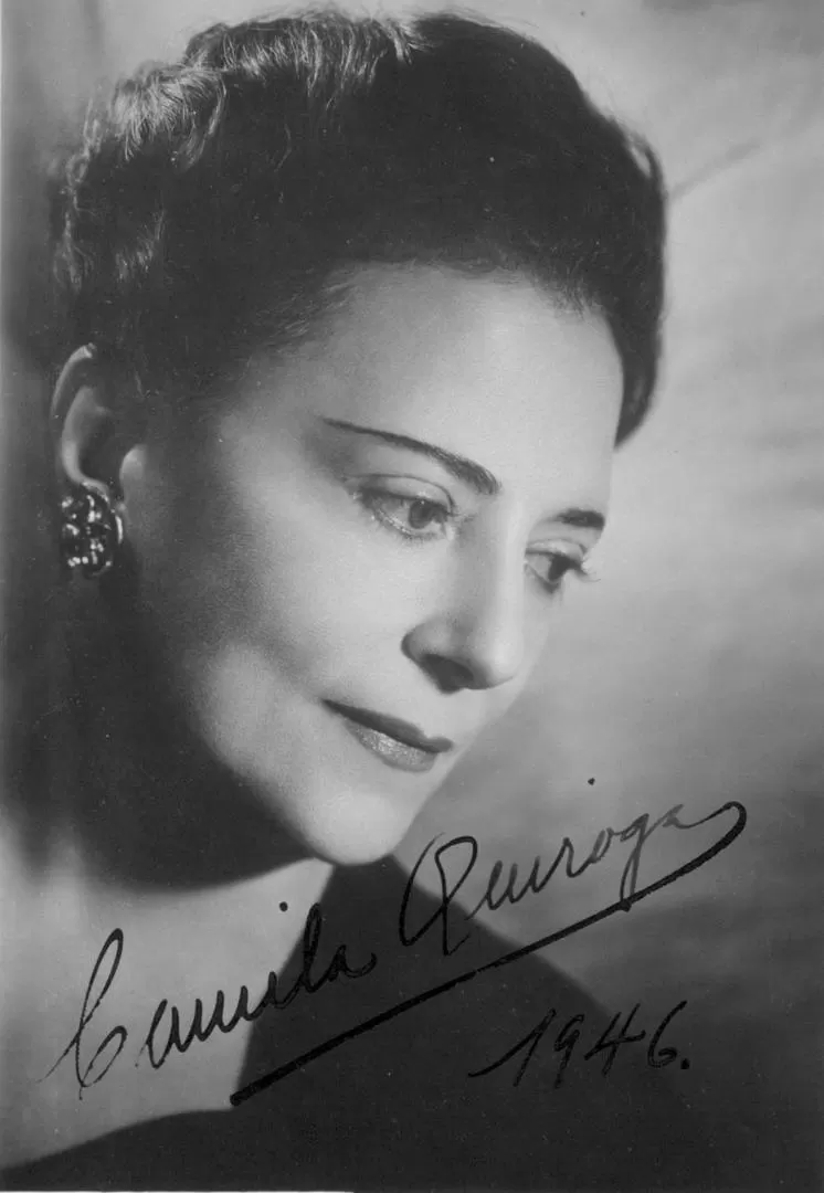 CAMILA QUIROGA. Impactó al doctor Juan Heller cuando protagonizaba “La divisa punzó”. 