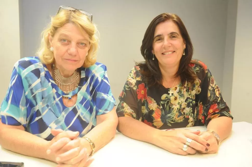 COMPROMETIDAS. Chinda Brandolino (izquierda) y la tucumana Florencia Nucci, del Observatorio de la Vida. LA GACETA / FOTO DE ANTONIO FERRONI.-