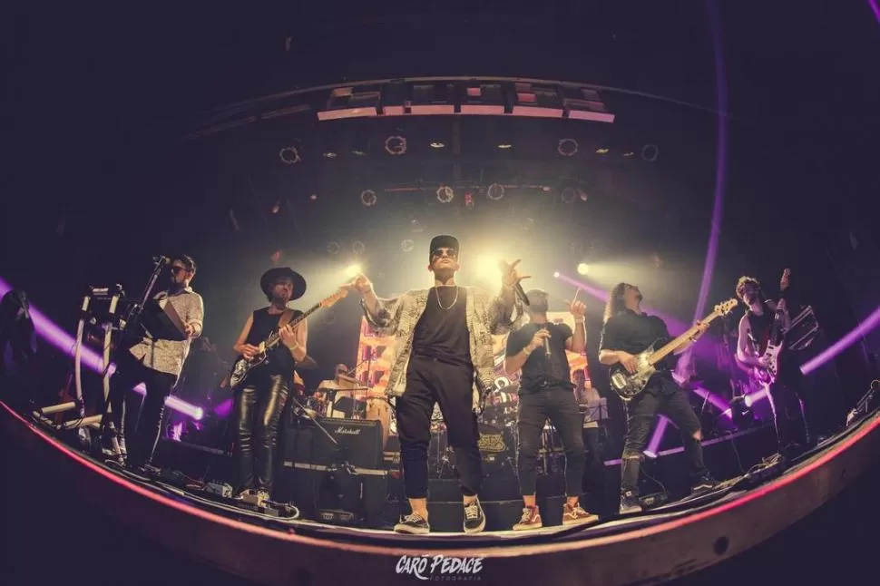 UN RAP CON BUENA ONDA. Lo’ Pibitos presenta canciones que encierran mensajes de paz y de amor. FOTO CARO PEDACE.-