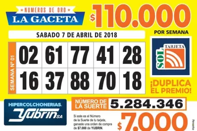 Los Números de Oro de LA GACETA