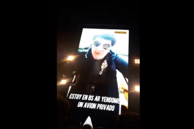 Video: el mensaje del Pity Álvarez que enardeció a sus fanáticos que lo esperaban en Tucumán