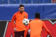 El rey Messi visita Roma