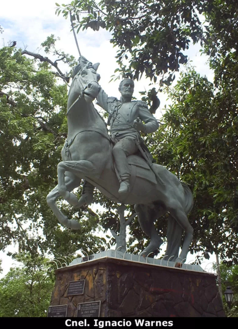 IGNACIO WARNES. El valiente guerrero de la Independencia actuó también en la batalla de Tucumán. 