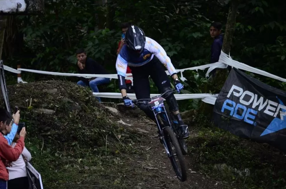 A TODA VELOCIDAD. “Seba” Gómez Lasalle consiguió una contundente victoria.  