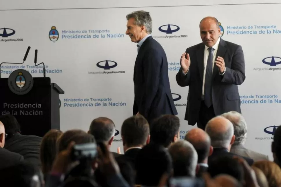 LA ÚLTIMA VISITA. Macri llegó en septiembre del año pasado para inaugurar las obras en el aeropuerto. El año electoral complicó las relaciones con Manzur. la gaceta / foto de analía jaramillo (archivo)