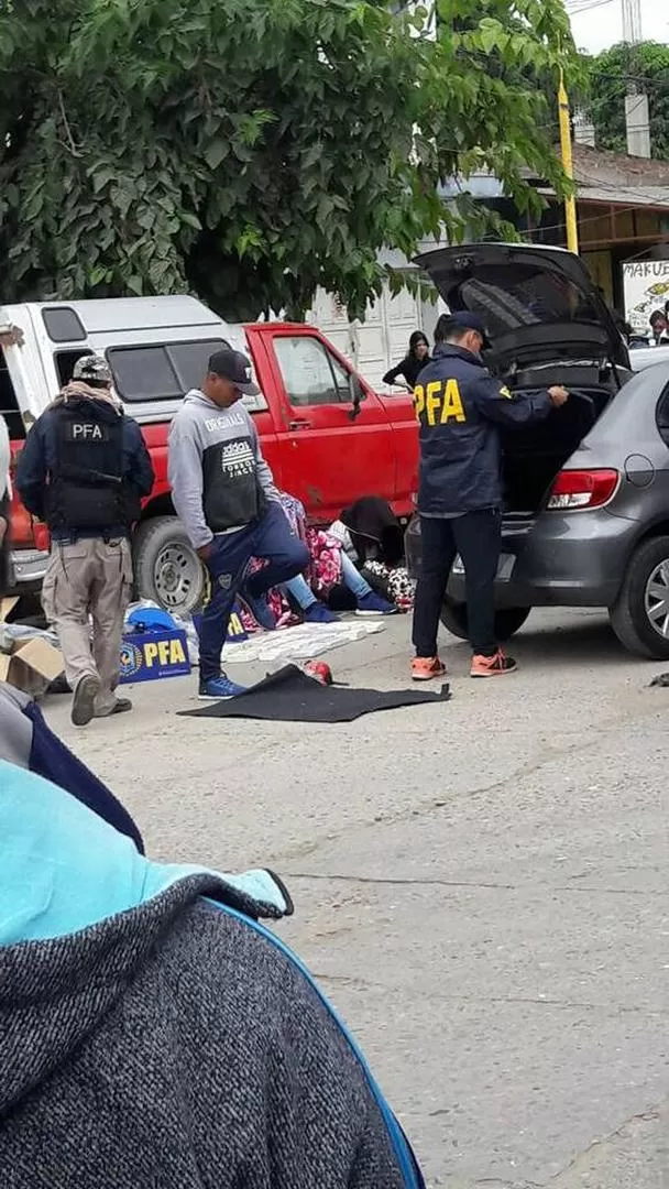 OPERATIVO. La “Banda de Mario” fue detenida en pleno centro de Orán. 