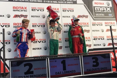 El tucumano Daz ganó la carrera de karting Micro Max Rotax del campeonato Bonaerense