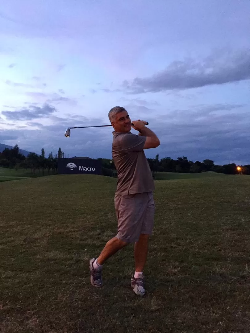 GRAN TAREA. Francisco Landivar cerró su tarea con una tarjeta de 61 golpes. PRENSA JOCKEY CLUB 