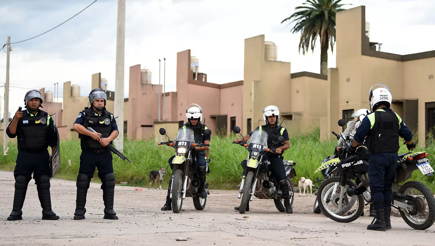 Díaz explicó que la medida abarcará a todos los miembros de la Policía. ARCHIVO