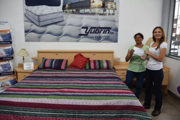 Con los Números de la Suerte de LA GACETA hizo una buena compra de muebles en Yubrin