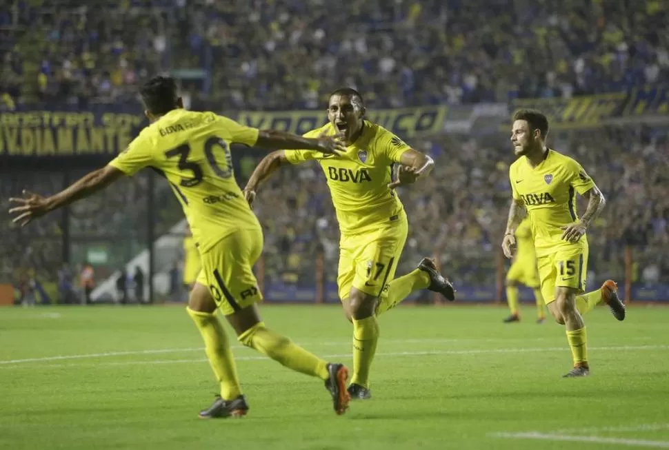 BUEN MOMENTO. Ábila viene de anotar dos goles frente a Newell’s. prensa cabj