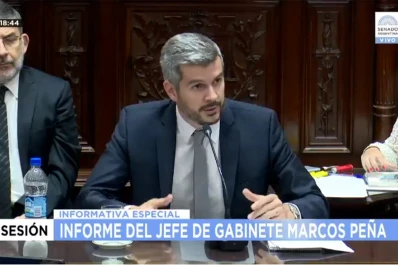 Peña, en el Senado: las provincias deben asumir sus responsabilidades de gasto