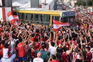 Videos desde el colectivo: así vivieron la caravana los jugadores de San Martín