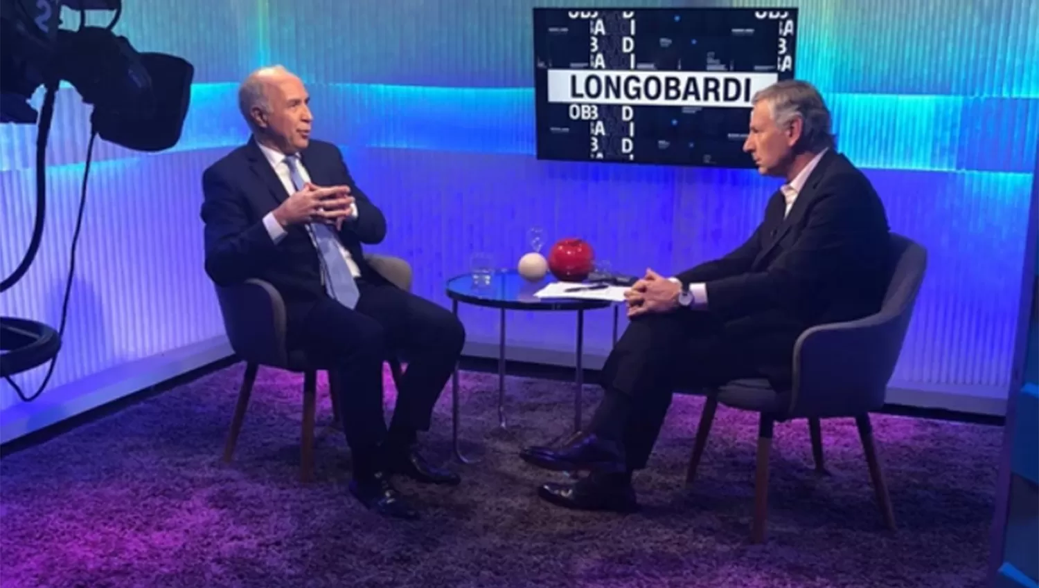 Ricardo Lorenzetti, en la entrevista que le realizó el periodista Marcelo Longobardi. FOTO TOMADA DE INFOBAE.COM