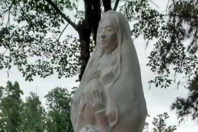 La de Huirapuca, una Virgen de 250 kilos hecha en 20 días