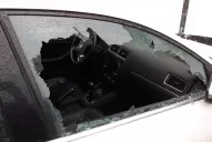 Atención conductores: rompevidrios eligieron la esquina de Crisóstomo Álvarez y Alberdi para atacar