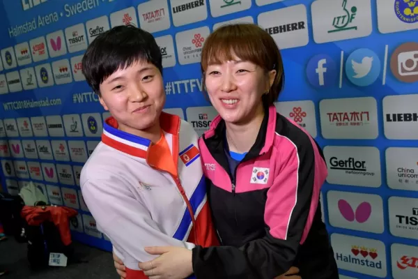 El tenis de mesa unifica a Corea del Norte y Corea del Sur