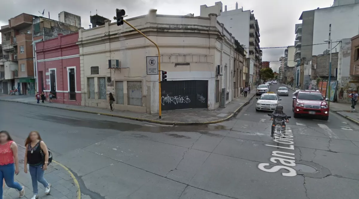 AYACUCHO AL 200. La esquina del robo. CAPTURA DE MAPS