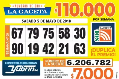 Los Números de Oro de LA GACETA