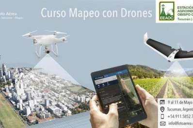 Dictarán un curso sobre Cómo hacer mapas utilizando drones