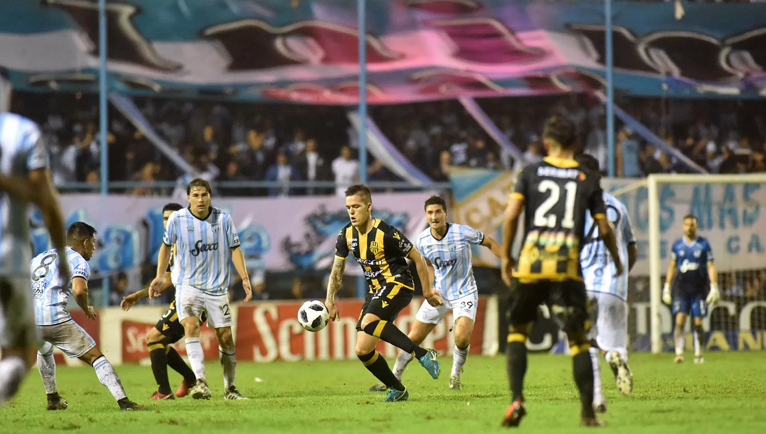 Franco Troyanski, de Olimpo, entró en el minuto 34 en lugar de Depetris.
FOTO DE LA GACETA/INÉS QUINTEROS ORIO