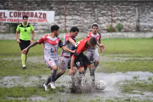 Amalia y La Providencia empataron en medio del agua
