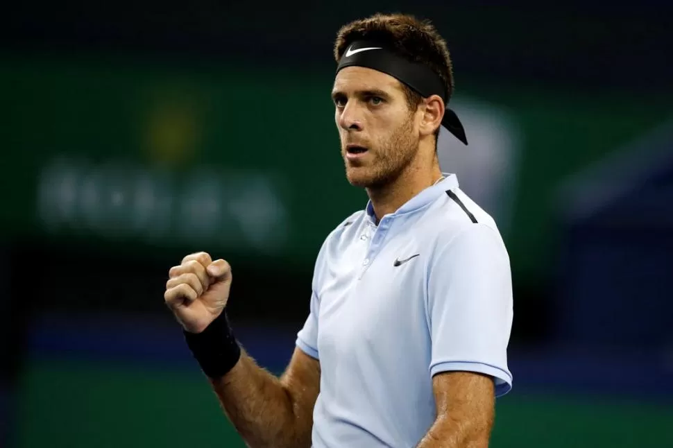 QUIERE VOLVER AL TRIUNFO. “Delpo” viene de ganar 15 de los últimos 16 partidos oficiales en el circuito de la ATP. reuters 