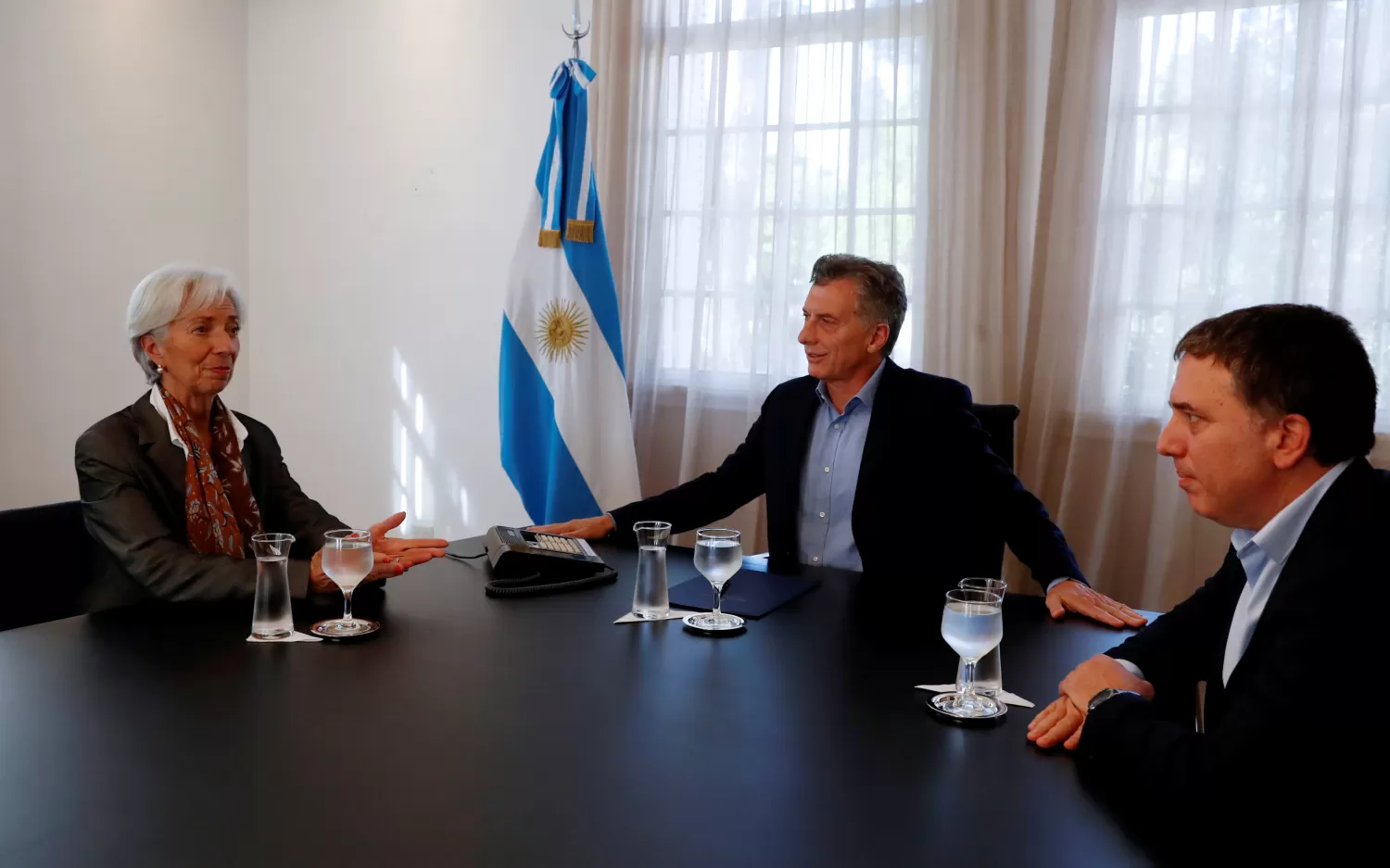 Lagarde se había reunido con Macri y Dujovne en marzo de este año. REUTERS