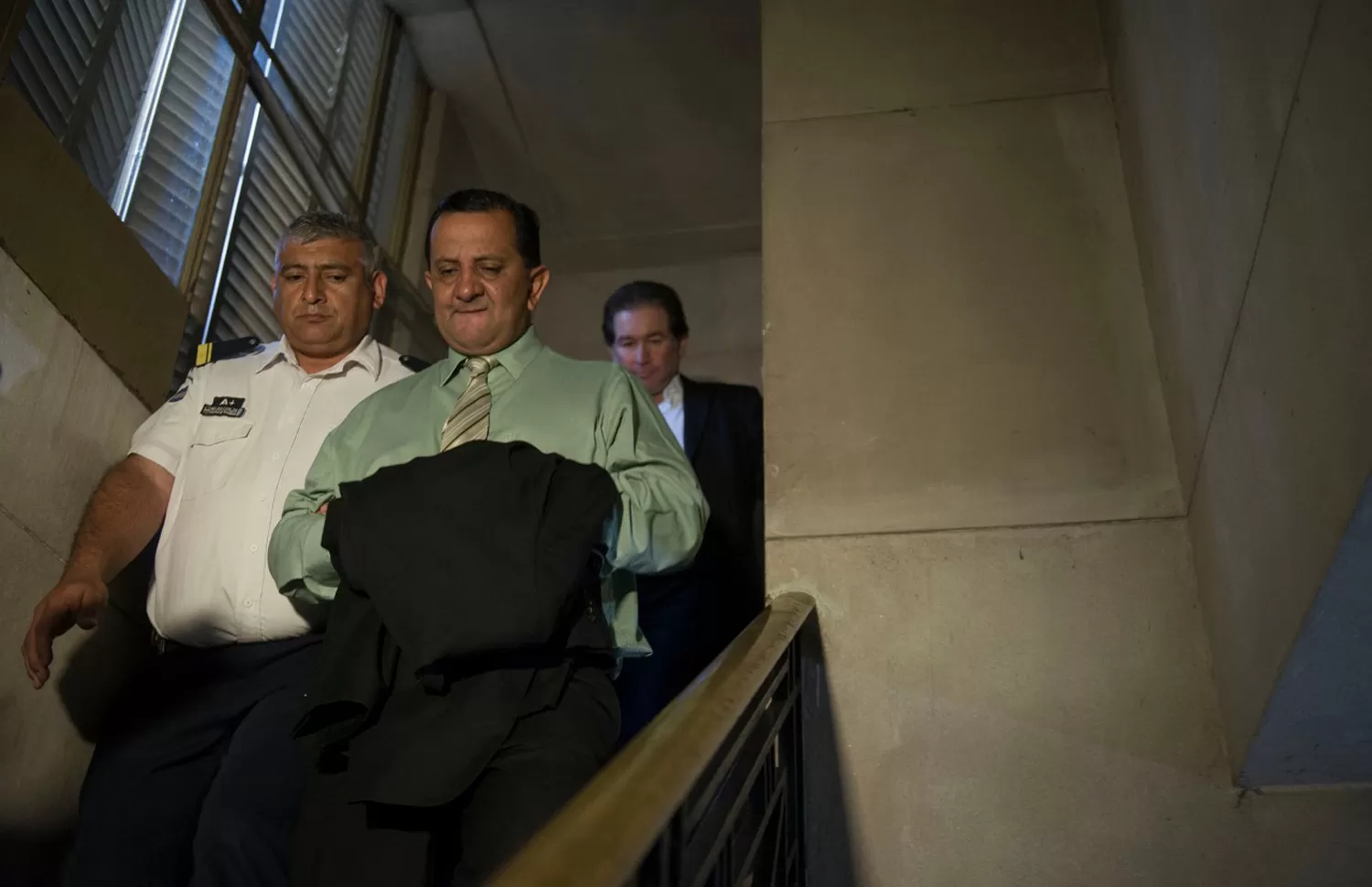 COMPLICADO. Díaz quedó detenido por orden del tribunal luego del careo que mantuvo con quien era su jefe directo. LA GACETA / FOTO DE JORGE OLMOS SGROSSO