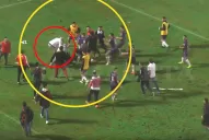 Video: por qué se generó la pelea en el partido entre San Martín y Dálmine