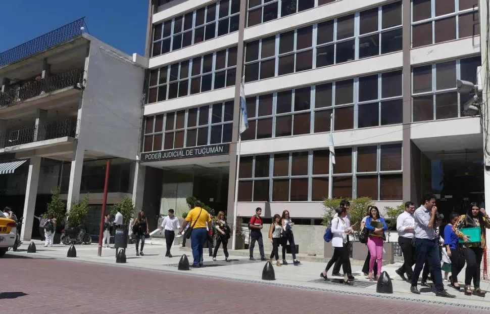 BAJO REMODELACIÓN. En los tribunales de Concepción se construyen nuevas salas para audiencias y oficinas. la gaceta / foto de Osvaldo Ripoll