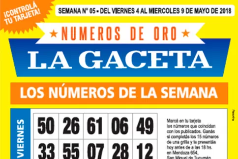 La grilla completa de los Números de Oro de LA GACETA: ¡el pozo es de $330.000!