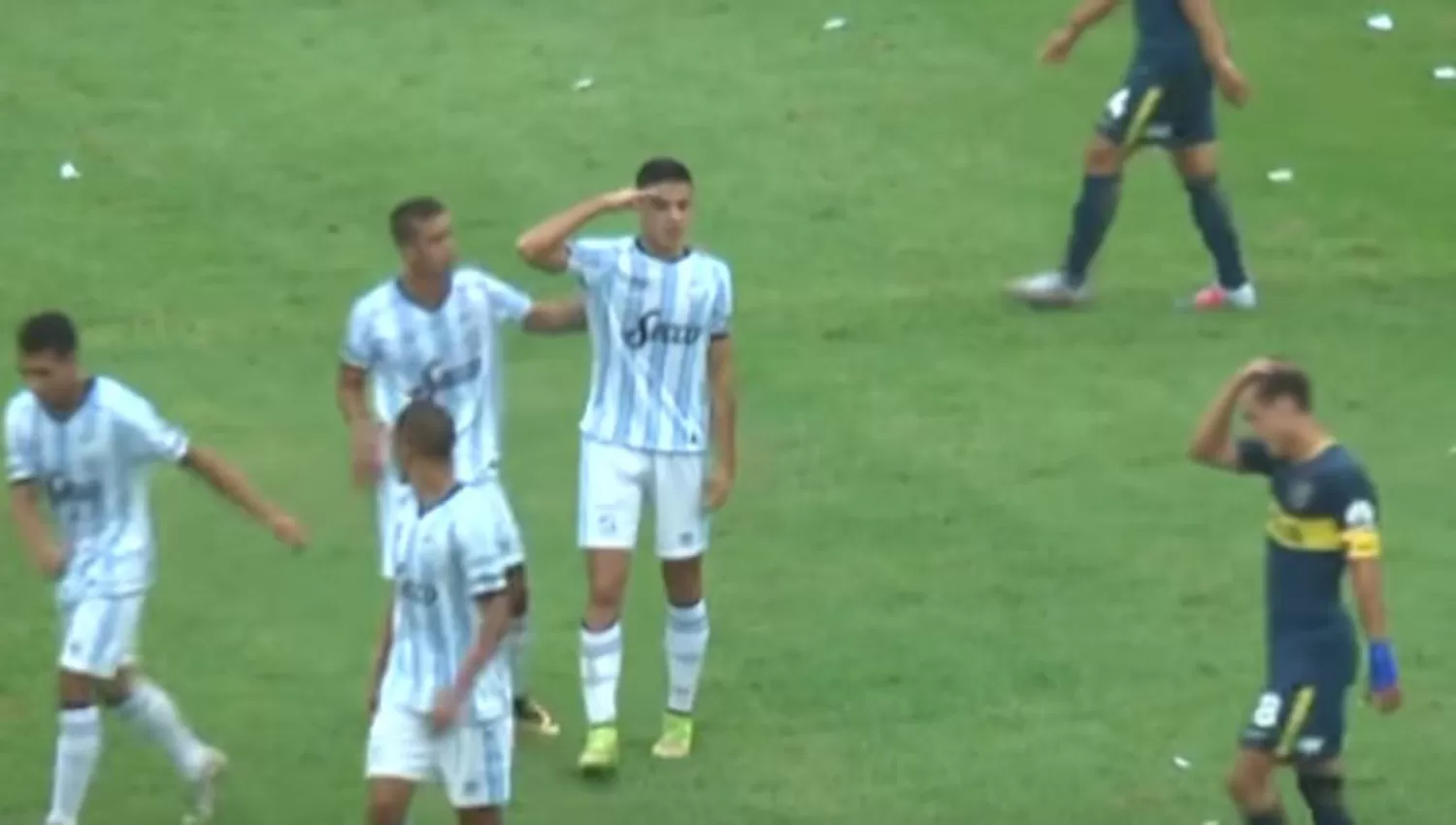 GRAN FUTURO. Ramiro Ruiz Rodríguez marcó goles jugando para la  reserva de Atlético y quiere repetir en el equipo de Primera. (CAPTURA DE VIDEO)