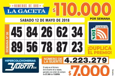 Los Números de Oro de LA GACETA