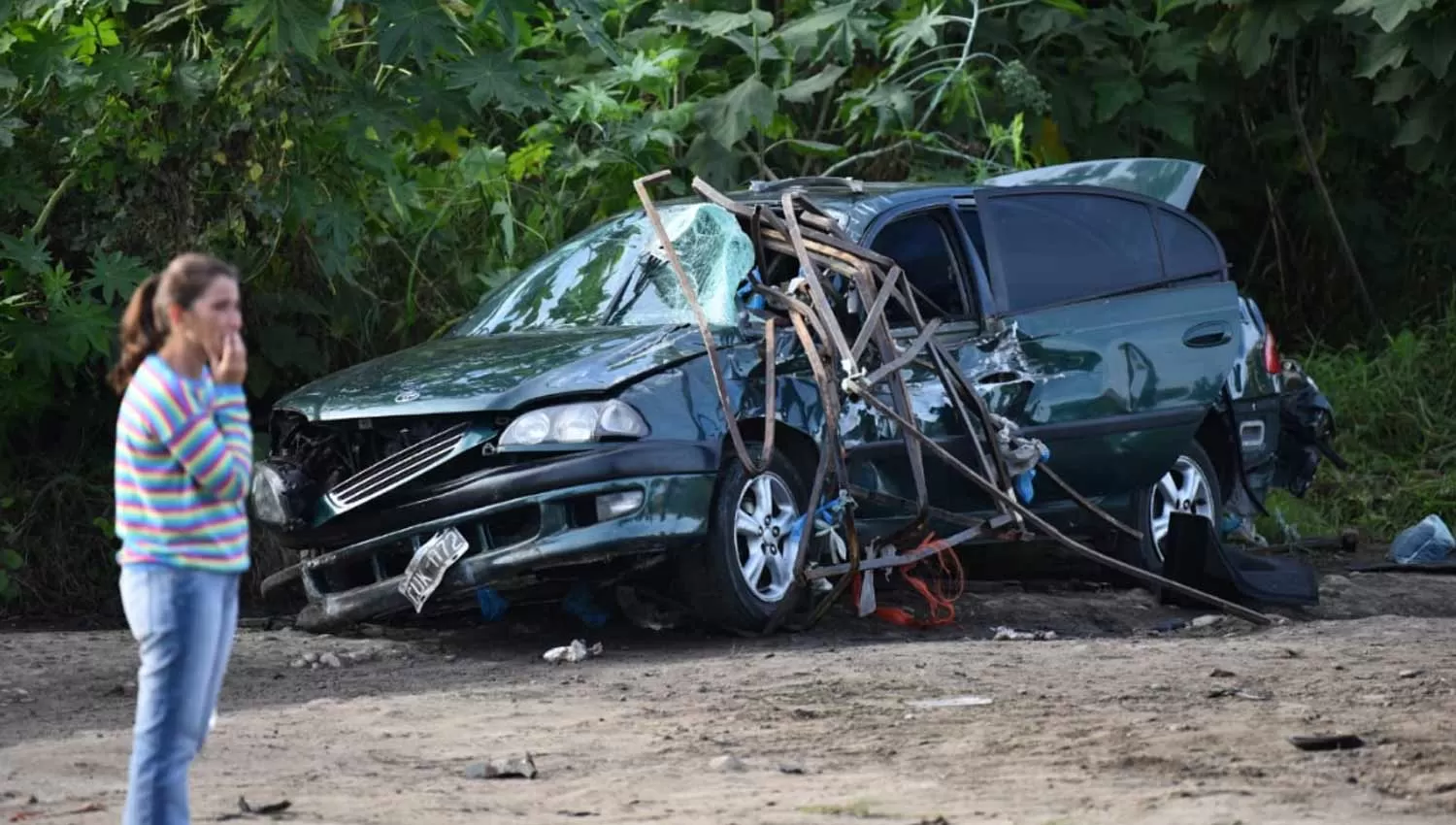 Accidente en Concepción. LA GACETA / FOTO DE OSVALDO RIPOLL