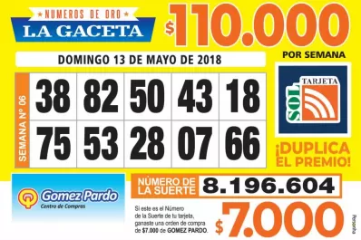 Los Números de Oro de LA GACETA