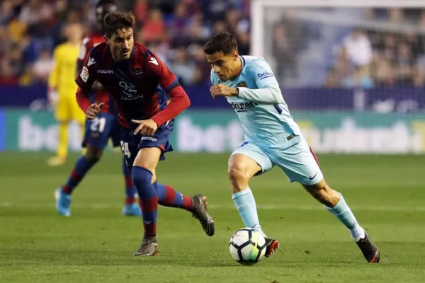 Barcelona, sin Messi, perdió el invicto ante Levante