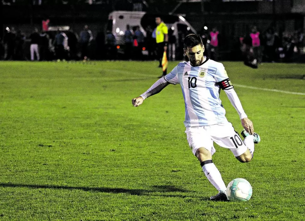 EL ÚNICO. Salvo Messi, en la Selección no hay números puestos. ¿O sí? 