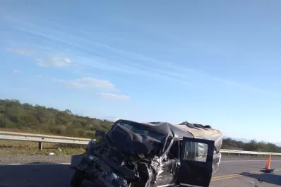 Triple choque en la ruta 9
