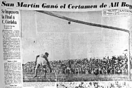San Martín, un campeón solidario en 1948