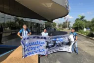 Por Atlético, sus hinchas van a todos lados