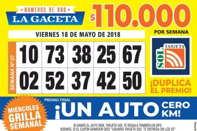 Los Números de Oro de LA GACETA
