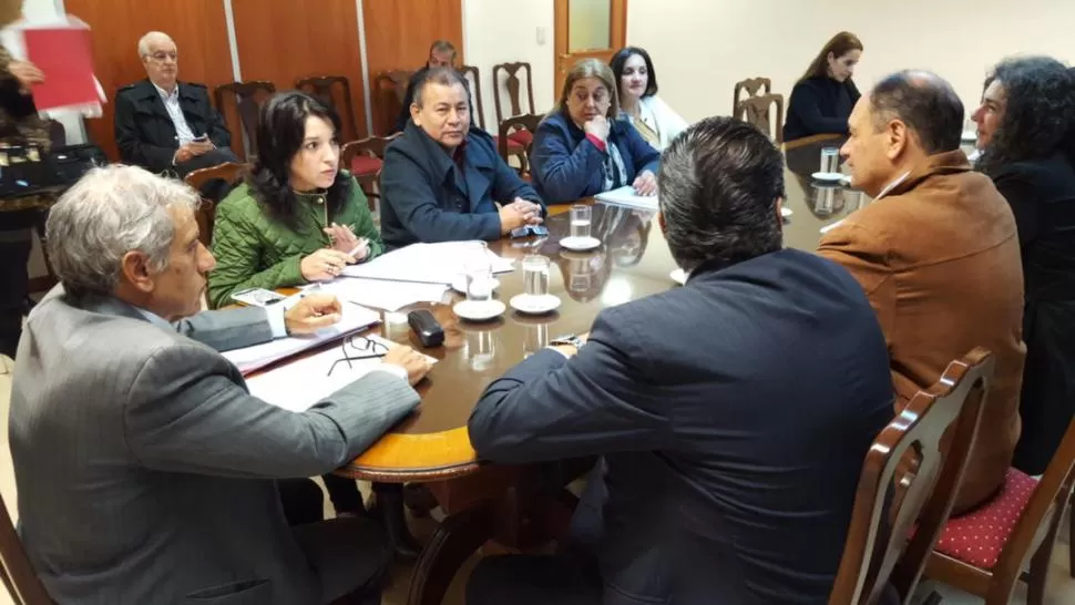 BAJO ANÁLISIS. Khoder (cabecera) preside la comisión de Juicio Político. prensa legislatura 