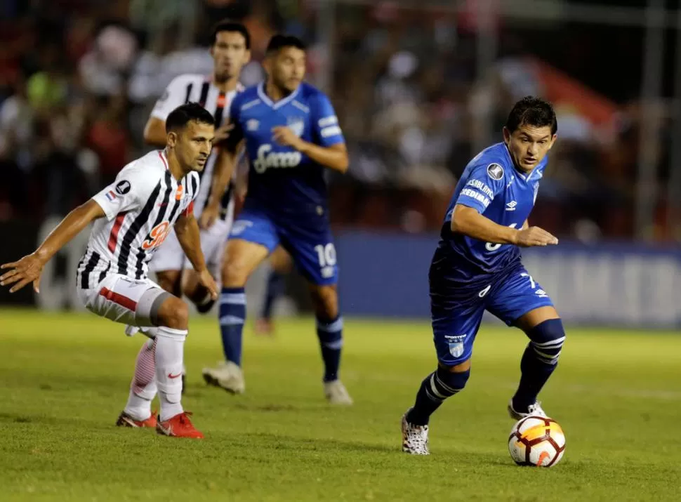 GOLEADOR. Rodríguez destacó el apoyo recibido por los hinchas. reuters