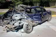 Galería de fotos: así quedaron los autos que protagonizaron un accidente en Yerba Buena