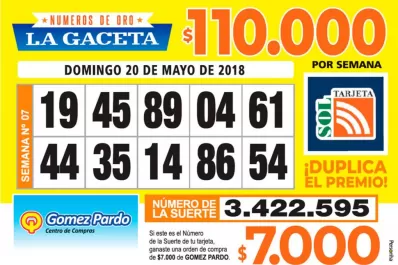 Los Números de Oro de LA GACETA