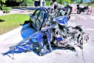 Accidente en la Perón: “esperamos que mi mamá despierte”