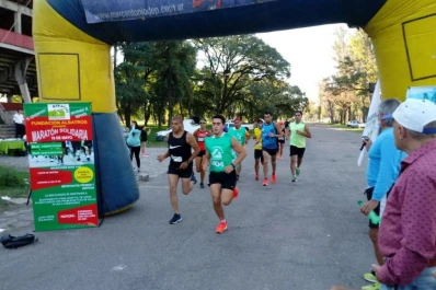 Giménez ganó una carrera benéfica